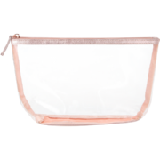 PVC Cosmetic Bag With Rose Gold Trim
