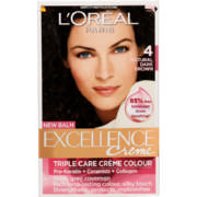 Excellence Creme Hair Colour 4 Natural Dark Brown 1 Application