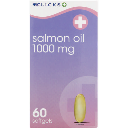 Salmon Oil Omega 3 1000mg 60 Softgel Capsules