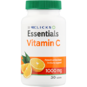 Essentials Vitamin C 1000mg 30 Capsules