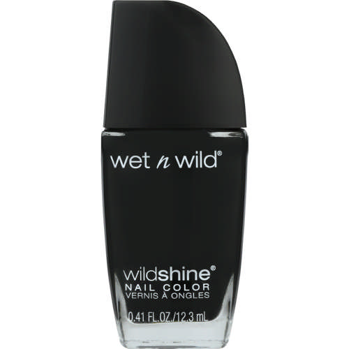 Wild Shine Nail Color Black Creme 12.7ml