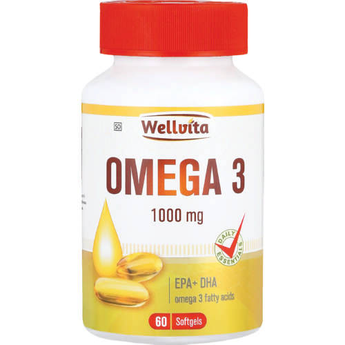 Omega 3 1000mg Fatty Acid Softgels 60 Softgels