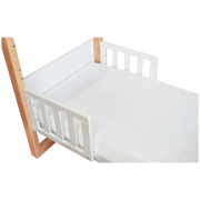 Amani Bebe Standard Fitted Sheet White