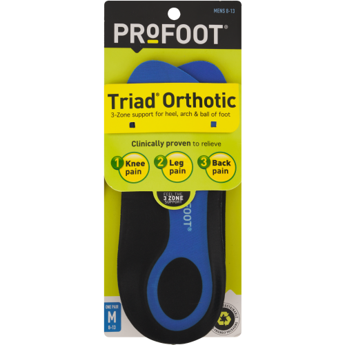 Triad Orthotic Inserts For Men Size 8-13 1 Pair