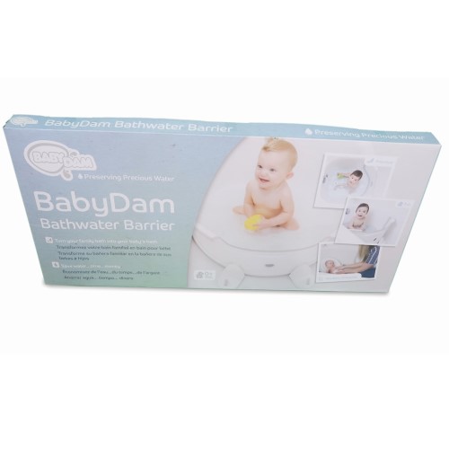Babydam Bath Barrier Grey S, Baby Dam Bathtub Divider Anglian Water