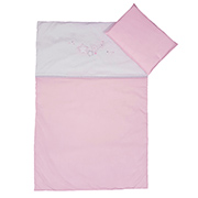 Cot Linen Set Pink 3 Piece