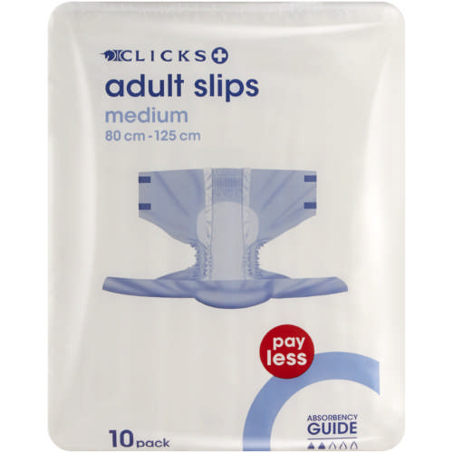 Adult Slips Medium 10 Slips