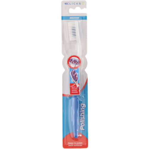 Clicks Polishing Toothbrush Medium - Clicks
