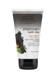 Charcoal + Kaolin Claycrubn-1 Facial Wash & Scrub 150ml