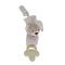 Classical Plush Bear Pacifier Clip Pink