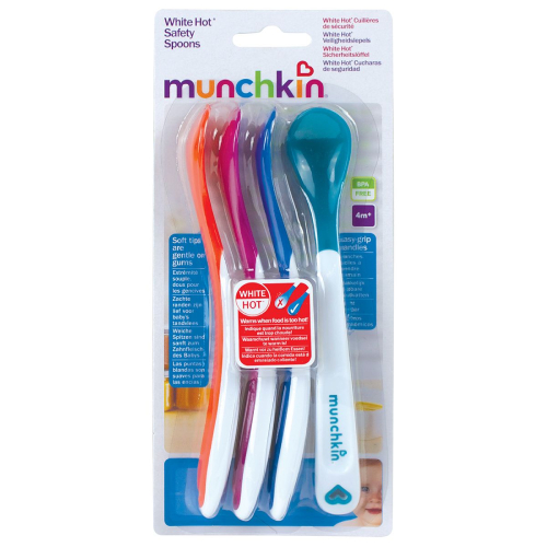 Munchkin White Hot® Safety Spoons, 4 Pack