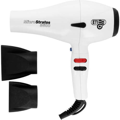 ETI Micro Statos Hairdryer 3600 White - Clicks