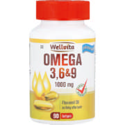 Omega 3,6+9 1000mg Flaxseed Oil Softgels 90 Softgels