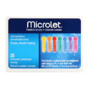 Microlet Coloured Lancets 25 Lancets