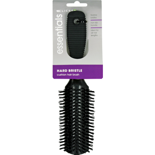 Essentials Hard Bristle Cushion Hair Brush