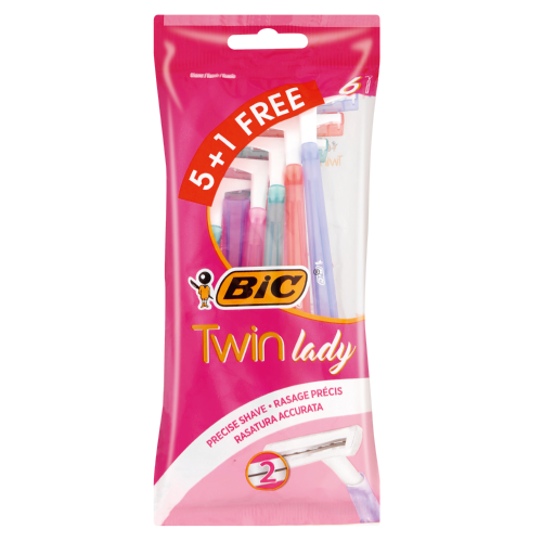 Twin Lady Sensitive Disposable Razor 5-Pack