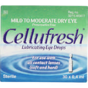 Cellufresh Lubricating Eye Drops 30 x 0.4ml