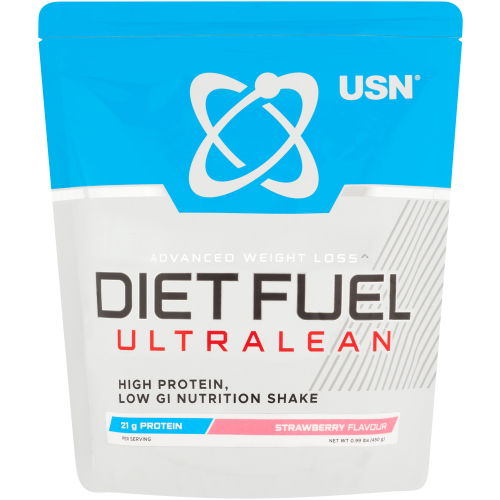 Diet Fuel Ultralean Low G.I Weight Control Shake Strawberry 454g