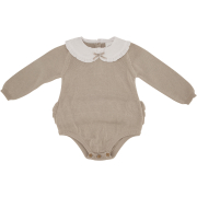 Girls Stone Knitted Romper 6-12M