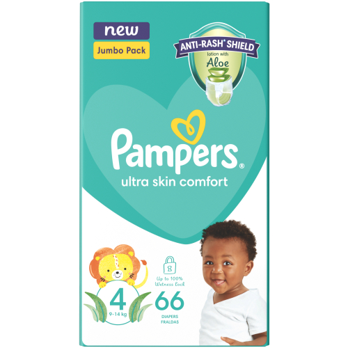 Baby Dry Nappies Jumbo Pack Size 4 66's