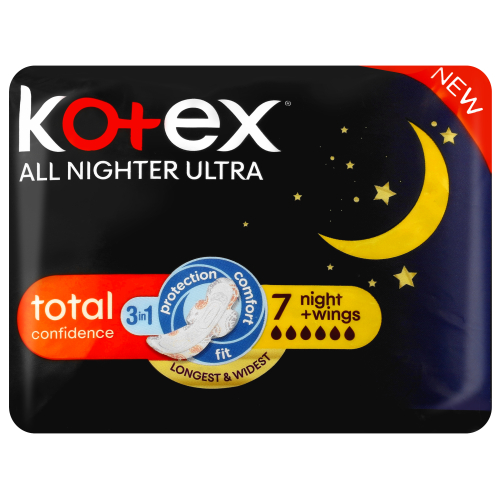 All Nighter Ultra Thin Overnight 7 Pack