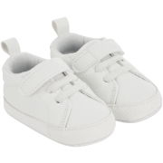 Boys Sneaker White Strap 3-6M