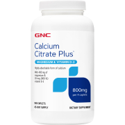 Calcium Citrate Plus Magnesium & Vitamin D-3 180s