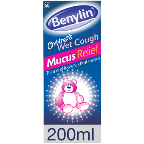 Children s Wet Cough Syrup Mucus Relief Ages 2 to 12 200ml