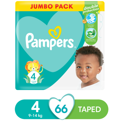Baby Dry Nappies Jumbo Pack Size 4 66's