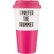 Travel Mug Drummer Pink 450ml