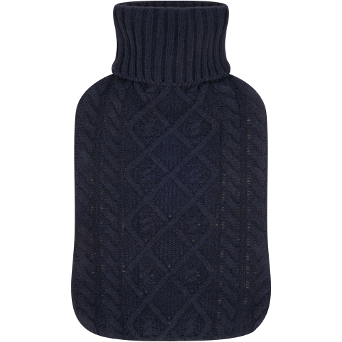 Clicks Knitted Hot Water Bottle Blue - Clicks
