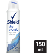 Women Antiperspirant Deodorant Body Spray Dry Classic 150ml