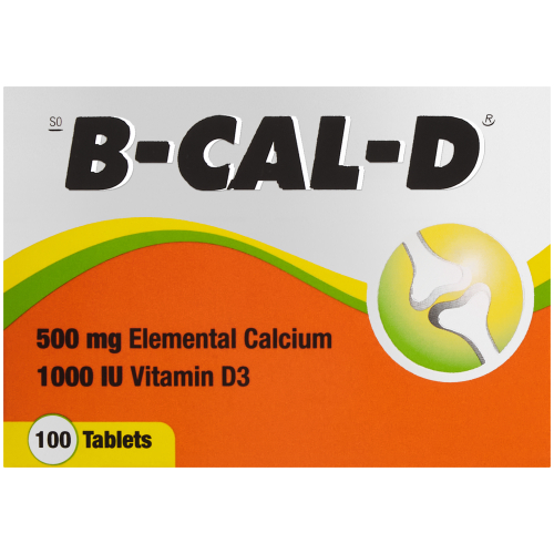 Calcium Supplement with Vitamin D 100 Tablets