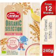 Organic Cereal Wheat Oat & Banana 240g