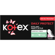 Daily Protect Pantyliners Unscented Slim 18s