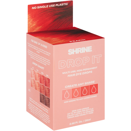 SHRINE DROP IT - Purple Hair Dye Drops - Semi-Permanent Hair Color - 30  Uses Per Bottle - Vegan & Cruelty Free - 0.68fl oz