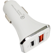 Dual USB PD and QC Wall Charger White