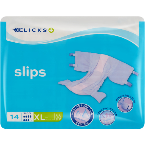 Adult Slips Super Absorption XL 14 Slips