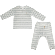 Unisex 2 Piece Stripe Set Newborn
