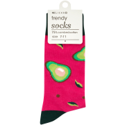 Trendy Avocado Pink Socks 7-11
