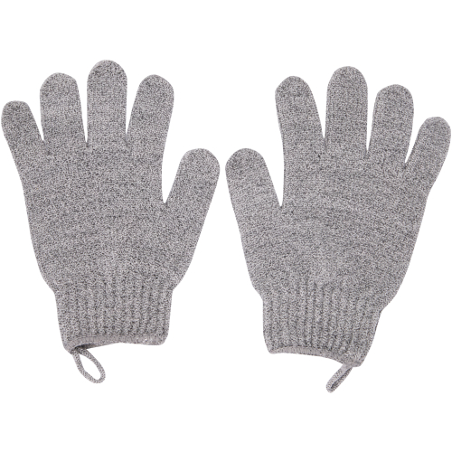 Clicks Recycled Material Bath Gloves Grey - Clicks