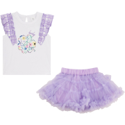 Girls Mesh Frill Skirt Set 18-24M