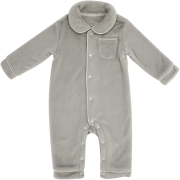Unisex Fleece Sleepsuit Grey 18-24M