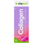 Vita+ Collagen Effervescent Mixed Berry 10 Fizzies
