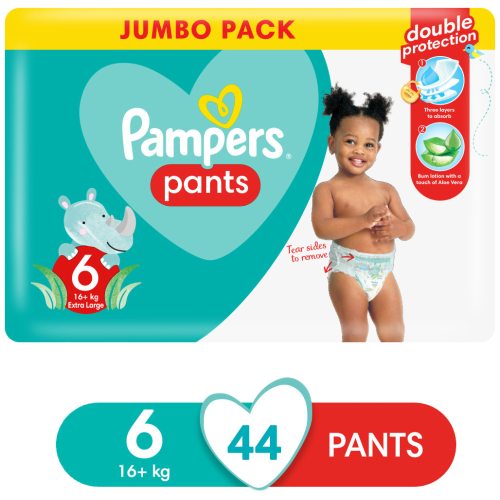 Pampers Pants Jumbo Pack Size 6 44's - Clicks