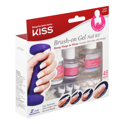Kiss Brush On Gel Kit - Clicks