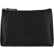 Moc Croc Cosmetic Bag Black