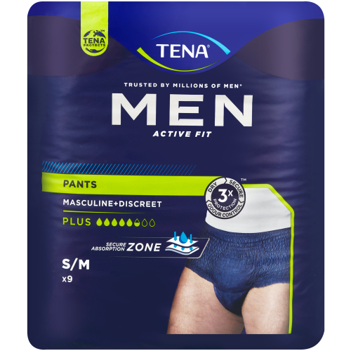 Men Active Fit Pants Plus Medium 9s