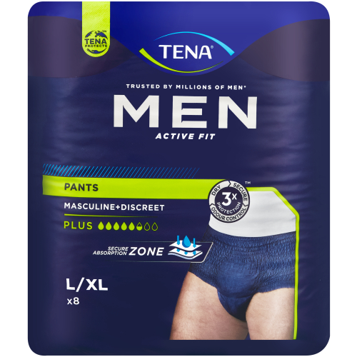 Men Active Fit Pants Plus Large 8s