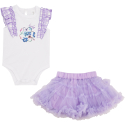 Girls Mesh Frill Skirt Set 3-6M